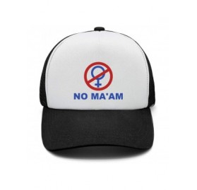 Baseball Caps No Ma'am - Vintage Style Trucker Hat Retro Mesh Cap - No Ma'am-10 - CR18LE85MGC $40.37