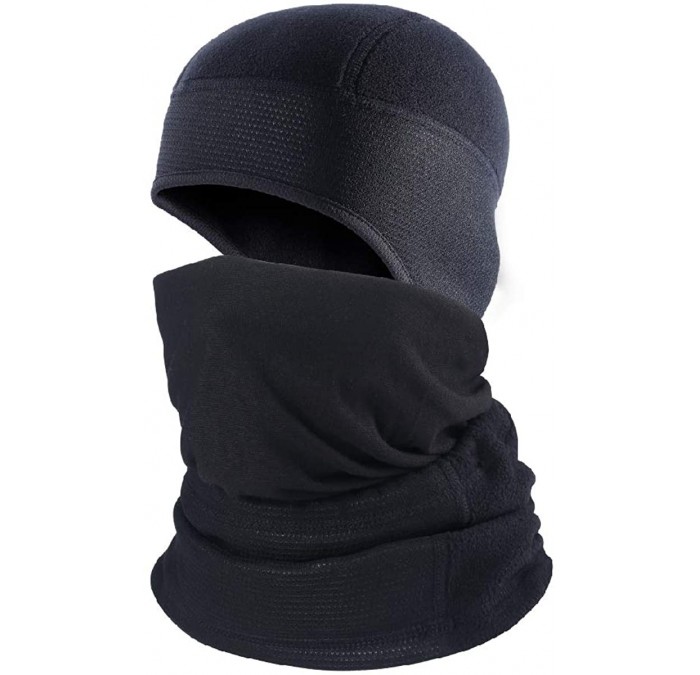 Balaclavas Balaclava Ski Mask Fleece Face Cover Neck Warmer Winter Helmet Liner Skull Beanie Hat Headband - CJ18LXEDMIA $16.81
