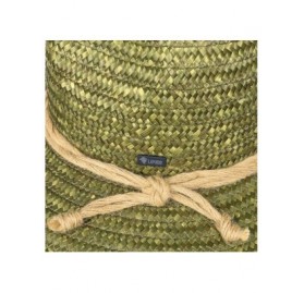 Cowboy Hats Tyrolean Straw Hat Women/Men - Made in Italy - Olive - C818O9AAUQM $31.40