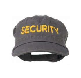 Baseball Caps Security Embroidered Enzyme Army Cap - Grey - C511V0OF5HZ $26.75