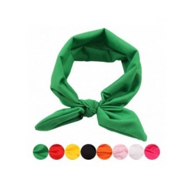 Headbands Elastic Hairband Bandana Headband Decoration - Green - CR18GNWOSDM $5.85