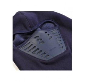 Balaclavas Balaclava Ski Mask Unisex Winter Fleece Warm Full Face Cover Anti-dust Windproof Hats - Navy Blue - C51867D49D3 $2...