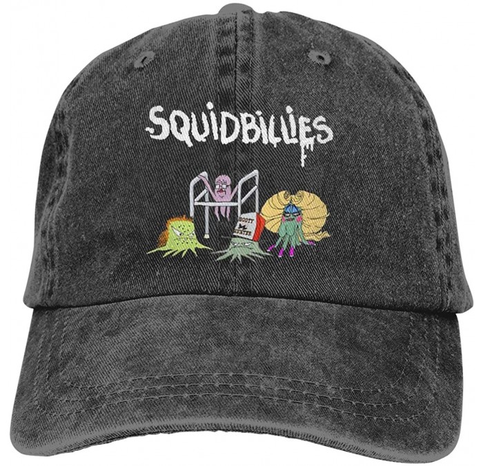 Skullies & Beanies Squidbillies Funny Adjustable Baseball Cap Fashion Unisex Sun Hat - Black - CY18QA5R5HO $10.24