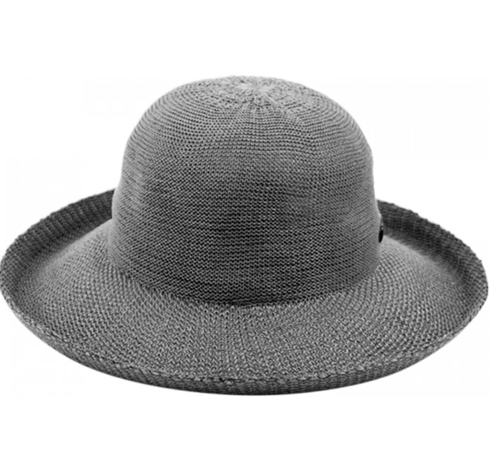 Sun Hats Women's Victoria Straw Hat cl2686 - Gray - CC182KQLZLD $42.05