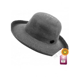 Sun Hats Women's Victoria Straw Hat cl2686 - Gray - CC182KQLZLD $21.26