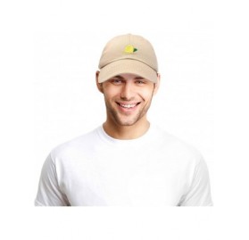 Baseball Caps Lemon Hat Baseball Cap - Khaki - CX18M7UYS9C $10.22