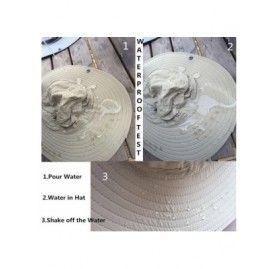 Cowboy Hats Outdoor Polyester Fishing Cap Cowboy Hat & Elastic Sweatband - AZ-Dark Grey - CP12GROS82L $12.30