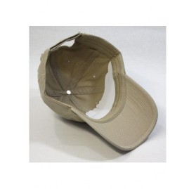 Baseball Caps Classic Washed Cotton Twill Low Profile Adjustable Baseball Cap - C Khaki - C112L0OUDCB $10.56