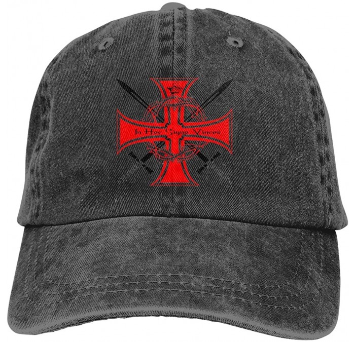 Baseball Caps Templar-Knights Unisex Baseball Cap Funny Travel Cowboy Hat - Black - CK18Y05366U $21.53