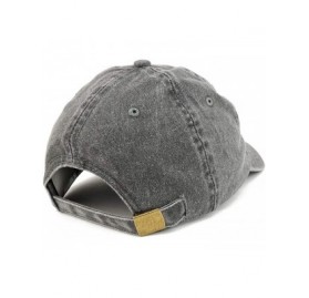 Baseball Caps EST 1945 Embroidered - 75th Birthday Gift Pigment Dyed Washed Cap - Black - C2180QQOYY8 $20.83