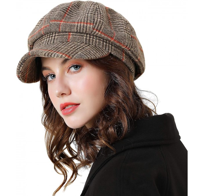 Berets Women Beret Newsboy Hat French Cotton Cap Classic Autumn Spring Winter Hats - C318LA9LMD6 $28.33