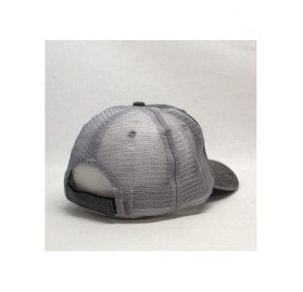 Baseball Caps Vintage Washed Cotton Soft Mesh Adjustable Baseball Cap - Charcoal/Charcoal/Gray - CS180ECDMEM $12.51