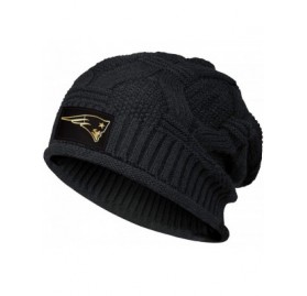 Skullies & Beanies Trendy Winter Warm Beanies Hats for Mens Women's Chunky Soft Stretch Knit Beanie Sports Knit Cap - Black-1...