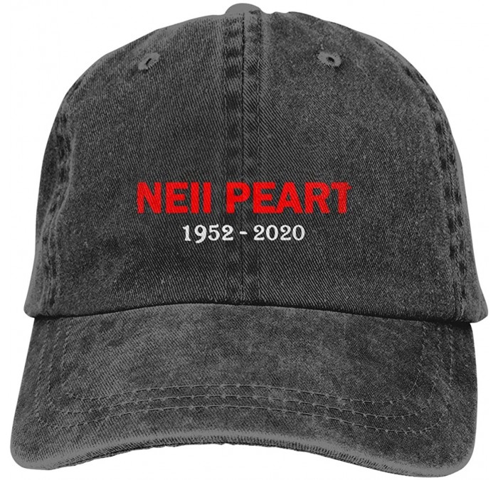 Baseball Caps Neil-Peart in Loving Memory Greatest Drummer Denim Baseball Cap Unisex Classic Adjustable Dad Cap - CQ1953U40I0...