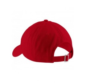 Baseball Caps Girl Gang Embroidered Soft Low Profile Adjustable Cotton Cap - Red - CE12NSL8PGG $19.36