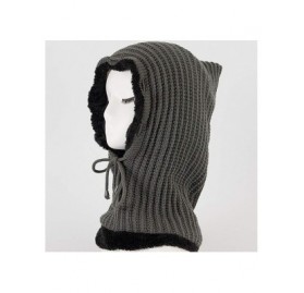 Skullies & Beanies Infinity Crochet Thickening Slouchy - Gray - CM18KX7Y3LU $8.90