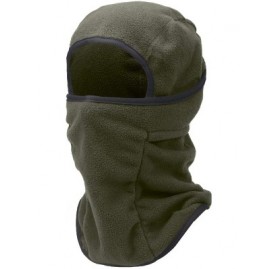 Balaclavas Balaclava Face Mask for Cold Weather Fleece Ski Mask Neck Warmer - Skiing - Green - CA18M3U4IZS $12.38