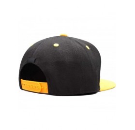 Baseball Caps Mens Womens Printing Adjustable Meshback Hat - Yellow - CO18NNTYW40 $21.95