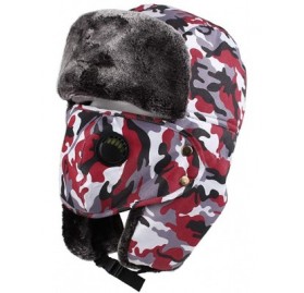 Bomber Hats Winter Warm Trapper Hat with Windproof Mask Winter Ear Flap Hat for Men Women - Z-color1 - CE192M7EDN6 $19.69