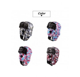 Bomber Hats Winter Warm Trapper Hat with Windproof Mask Winter Ear Flap Hat for Men Women - Z-color1 - CE192M7EDN6 $19.69