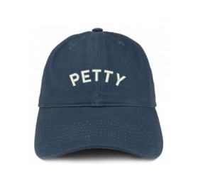 Baseball Caps Petty Embroidered Soft Crown 100% Brushed Cotton Cap - Navy - C012NV9J5FA $14.02