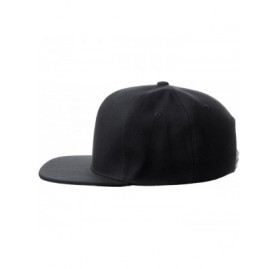 Baseball Caps Classic Snapback Hat Custom A to Z Initial Raised Letters- Black Cap White Black - Initial E - CB18G4SMY6Q $17.85
