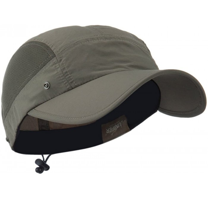 Sun Hats UV 50+ Talson Removable Flap Breathable Cap - Olive - CM11FITQ4L9 $30.62