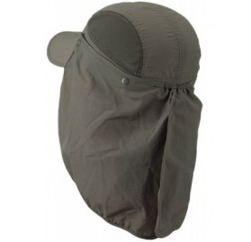 Sun Hats UV 50+ Talson Removable Flap Breathable Cap - Olive - CM11FITQ4L9 $30.62