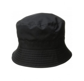 Bucket Hats Women's Water-Resistant Bucket Rain Hat - Black - CQ12N1IA2MD $26.35