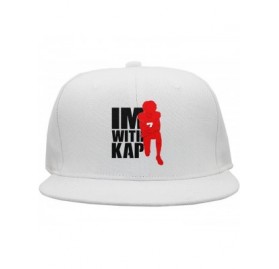 Baseball Caps ImWithKap Flat-Brim Baseball Caps Unisex Adjustable Hat - Imwithkap-25 - CM18GGW62RS $21.29