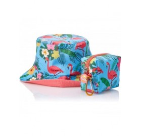 Baseball Caps Little Sun/Rain Kids Hat- 50+ Uv Protection - Flamingo - CZ18QCK0L2C $15.24