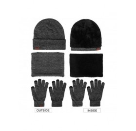 Skullies & Beanies BeCann Winter Beanie Screen Gloves - Gray - CM18WKOK92Q $36.05