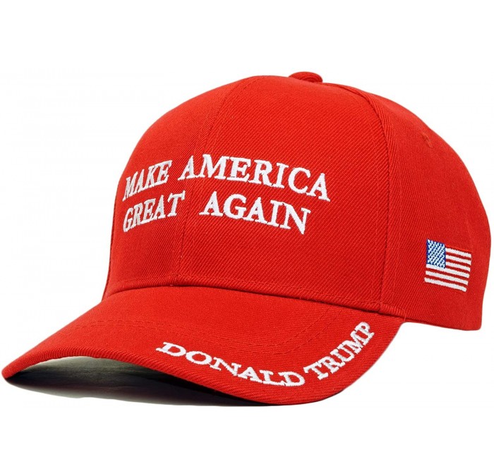 Baseball Caps Trump 2020 Keep America Great Embroidery Campaign Hat USA Baseball Cap - Make America Great Again- Red - CC1920...