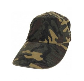 Baseball Caps Long Bill Baseball Cap - Camouflage - CM193XQGKRZ $24.18