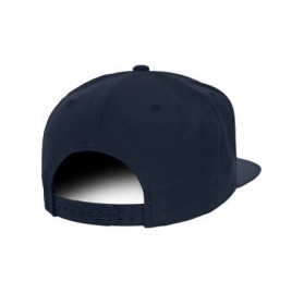 Baseball Caps Slay Embroidered Flat Bill Snapback Adjustable Cap - Navy - CD12N6KD665 $20.68