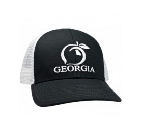 Baseball Caps Original Georgia Trucker Hat - Black - CX18LKGAKYA $53.09