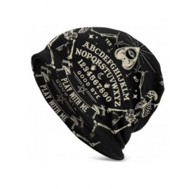 Skullies & Beanies Vintage Dancing Skeleton Printing Knitting - CX18ZY7EGI4 $19.37