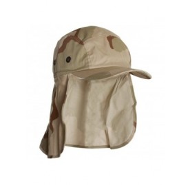 Sun Hats Vacationer Flap Hat with Full Neck Cover - New Desert Camoflauge - C51190P5IYL $11.57