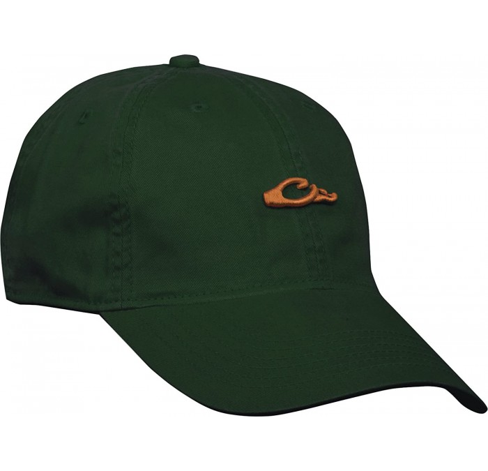 Baseball Caps Cotton Twill Logo Cap - Hunter Green - CJ186EKM08I $29.51
