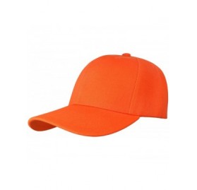 Baseball Caps 2pcs Baseball Cap for Men Women Adjustable Size Perfect for Outdoor Activities - Orange/Orange - CS195CRSERA $1...