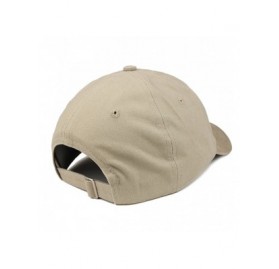 Baseball Caps Deathly Hallows Magic Logo Embroidered Soft Crown 100% Brushed Cotton Cap - Khaki - CE18SSEUHTN $21.09