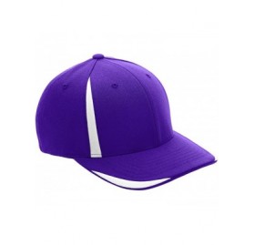 Baseball Caps Pro Performance Front Sweep Cap (ATB102) - Sp Purple/Wht - C412HHBCT2N $20.94