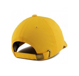 Baseball Caps Rock On Embroidered Low Profile Soft Cotton Dad Hat Cap - Gold - C818D56HDO9 $19.11