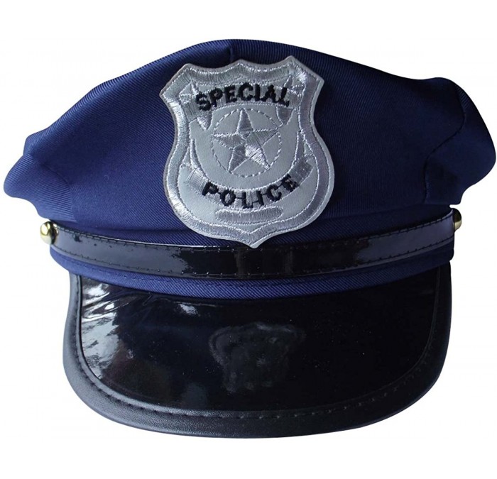 Baseball Caps Party Accessory Unisex Adults Police Hat (1PCS) - CQ12KAIXCA1 $19.61
