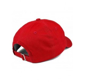 Baseball Caps Established 1969 Embroidered 51st Birthday Gift Soft Crown Cotton Cap - Vc300_red - CS18QKN8NDA $14.33