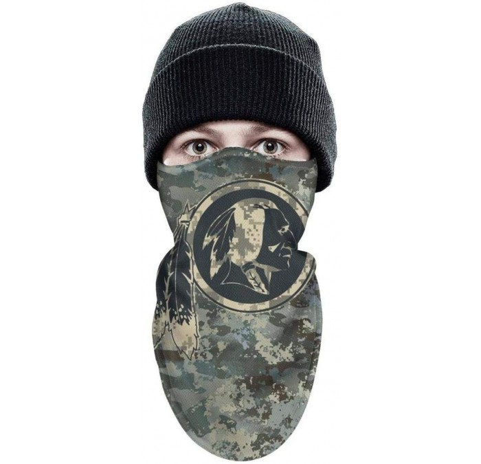 Balaclavas Half Balaclava Fleece Winter Warm Camouflage Camo Winter Face Mask for Mens Womens - White-15 - CS18NXC5LKU $29.66