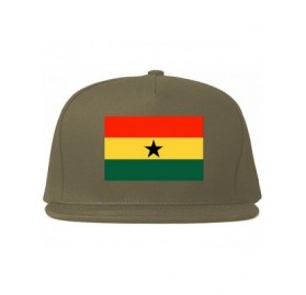 Baseball Caps Ghana Flag Country Printed Snapback Hat Cap - CA12ILPAJD9 $16.57