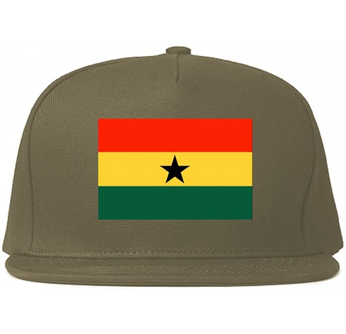 Baseball Caps Ghana Flag Country Printed Snapback Hat Cap - CA12ILPAJD9 $16.57