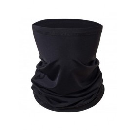 Balaclavas Neck Gaiter Balaclava Bandana Headwear- Ice Silk Cooling Sports Face Scarf for Dust Outdoors - Classic Black - CY1...