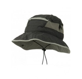 Sun Hats UV 50+ Side Snap Talson Sun Bucket Hat - Charcoal - CC122KLDXRP $29.90